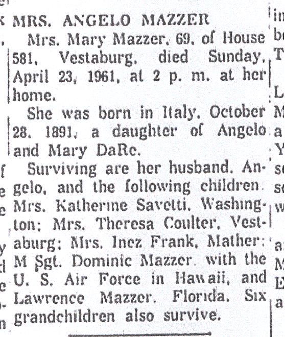 Mary Mazzer